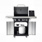 4 Bunners Propane Grill with Side Bunner 
