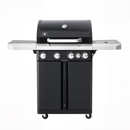 4 Bunners Propane Grill with Side Bunner 