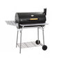YY25123 Charcoal Grill with Side Table &amp; Front Shelf
