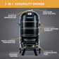 3 In 1 Vertical Charcoal Smoker