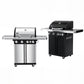 4 Bunners Propane Grill with Side Bunner 