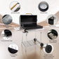 YY25123 Charcoal Grill with Side Table &amp; Front Shelf