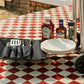 YY25123 Charcoal Grill with Side Table &amp; Front Shelf