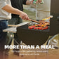 YY25123 Charcoal Grill with Side Table &amp; Front Shelf