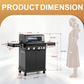 Clear Visual Propane Grill